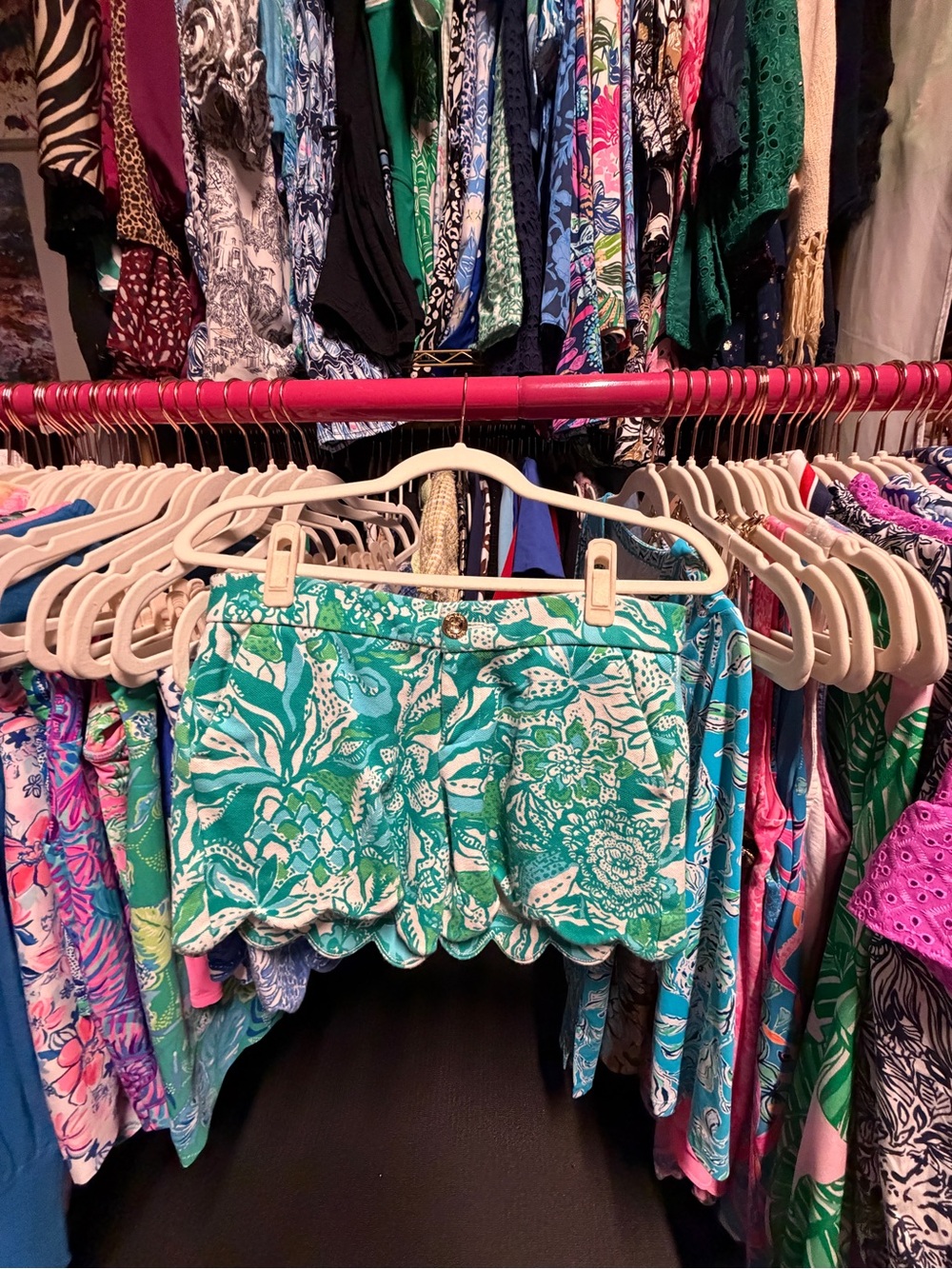 Lilly Pulitzer Buttercup Knit Shorts - Safari Sangria - 0